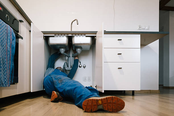 Professional Drain Cleaning technician working in Magnolia, NJ